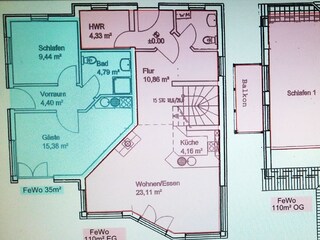 Holiday house Kaltenhof Floor Plan 9