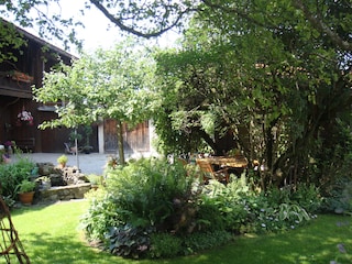 Garten mit Sitzecke