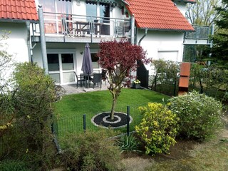 Blick auf die Terrasse