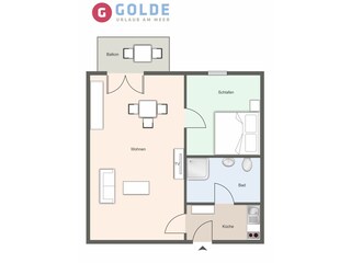 Ferienwohnung St. Peter-Ording Grundriss 18