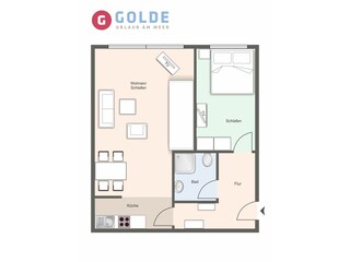 Ferienwohnung St. Peter-Ording Grundriss 25