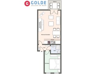 Ferienwohnung St. Peter-Ording Grundriss 27