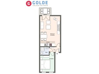 Ferienwohnung St. Peter-Ording Grundriss 23