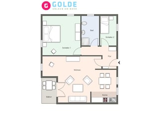 Ferienwohnung St. Peter-Ording Grundriss 30