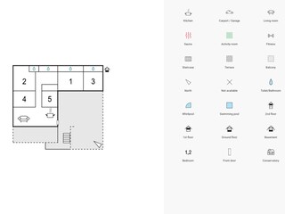 Villa Gradac Plan d'étage 21