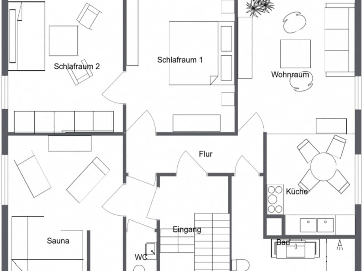 Apartment Schleusegrund  19