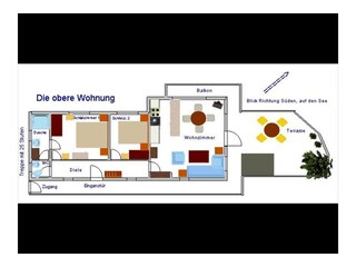 Appartamento per vacanze Maccagno Pianta del piano 22