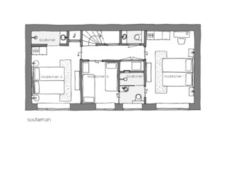 Casa per le vacanze Den Burg Pianta del piano 35