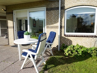 Sonnige Terrasse