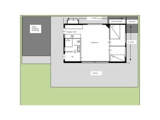 Vakantiehuis Renesse Grondplan 24