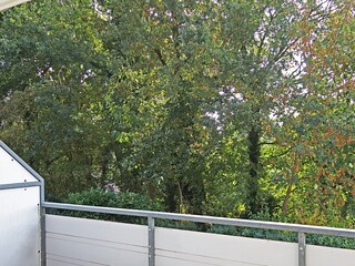 Blick vom Balkon Wohnung Nr. 11