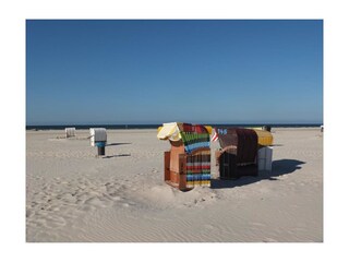 Strand mit Strandkörben