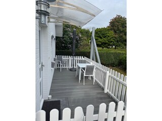 Umzäunte Terrasse