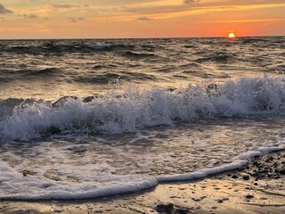 Bei Sonnenaufgang