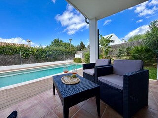 Blick aus dem Wohnzimmer