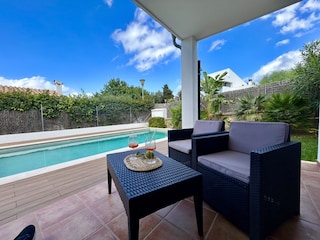 Blick aus dem Wohnzimmer