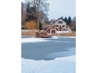 Winterstimmung mit Eislaufen