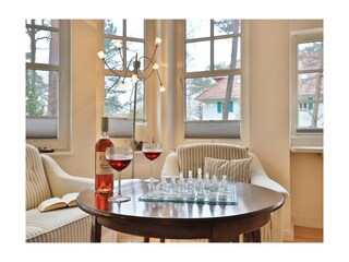 Landhaus Victoria, Möwe - Blick auf den gemütlichen Wohnbereich