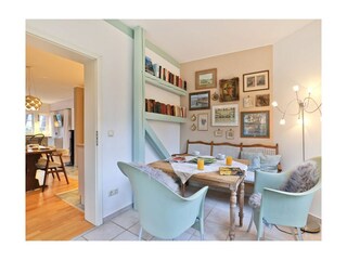 Landhaus Victoria, Möwe - Blick in den Wintergarten mit Zugang auf den Balkon