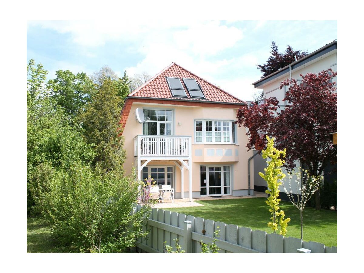 Villa Muschel - Blick auf den Balkon der Wohnung Krabbe