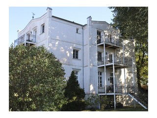 vom oberen Balkon hat man einen wunderbaren Blick