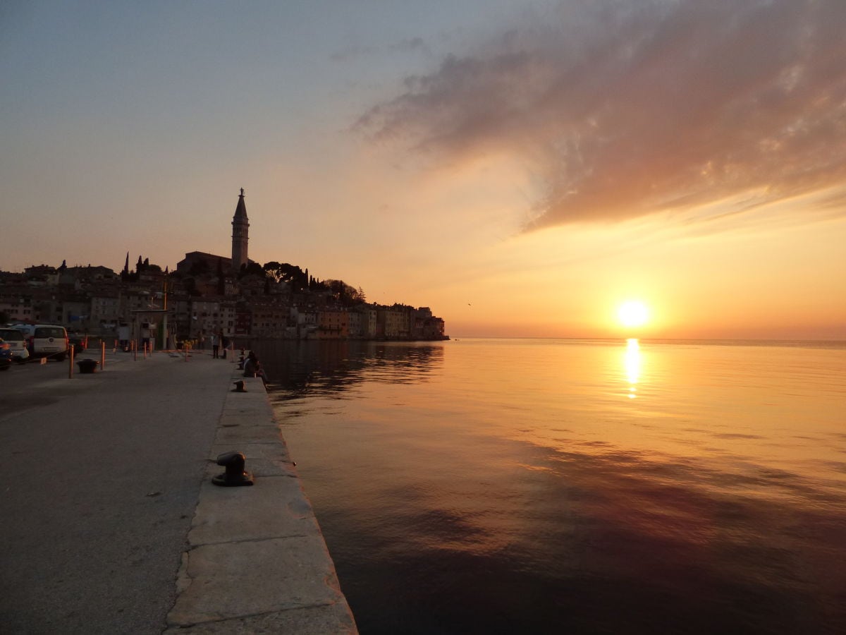 Sonnenuntergang in Rovinj