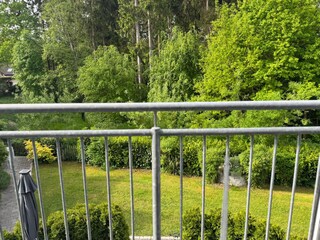 Aussicht vom Balkon