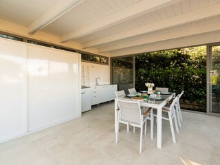 Veranda with windows
