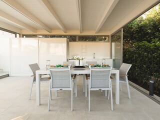 Veranda and dining table