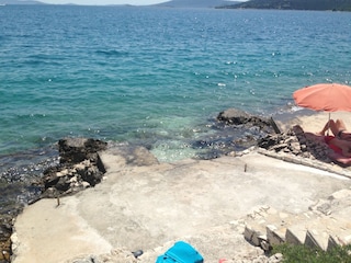 the beach