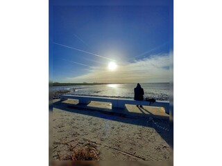 den Blick auf das Meer genießen