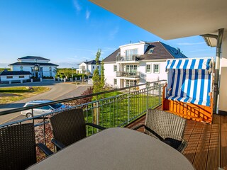 Blick vom Balkon
