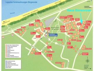 Lageplan Börgerende
