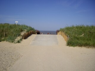 Strandaufgang - Ferienwohnung Rüsch Duhnen