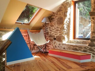 Living room, steps  to Terrace