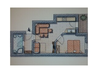 Appartamento per vacanze Gsies Pianta del piano 31