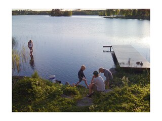 Der Bootssteg am See