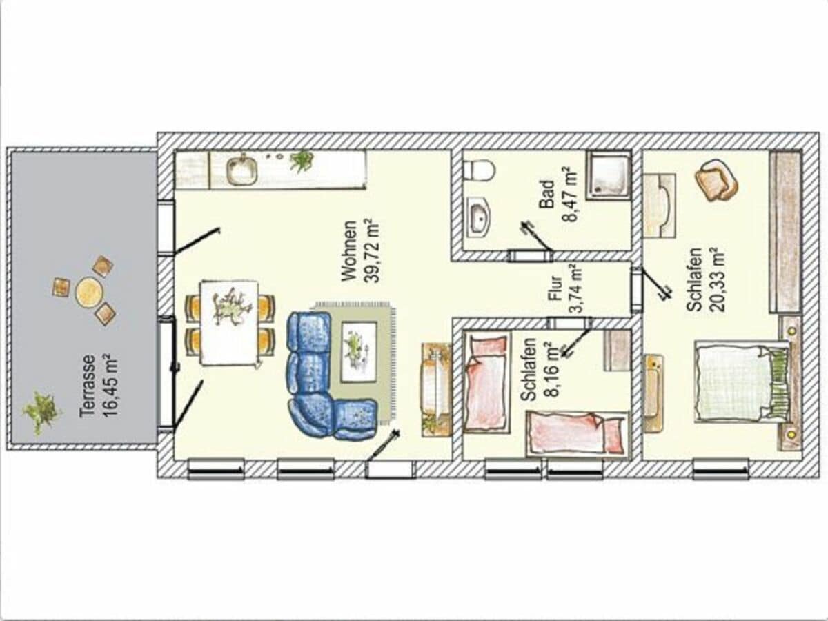 Ferienwohnung Ahlbeck (Usedom) Grundriss 37