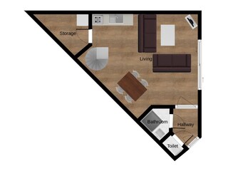 Appartamento per vacanze Nieuwvliet Pianta del piano 21