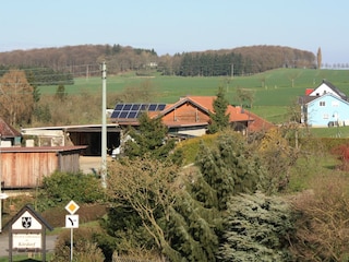 Blick vom Balkon Wohnzimmer