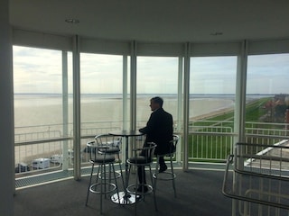 Die Aussichtsplattform im Helgolandhaus