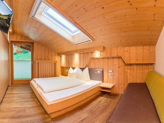 Schlafzimmer Ferienwohnung Pension Sonnleitn Stubaital