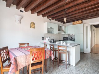 Kitchen and dining area