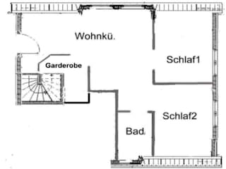 Vakantieappartement Erlenbach Grondplan 21