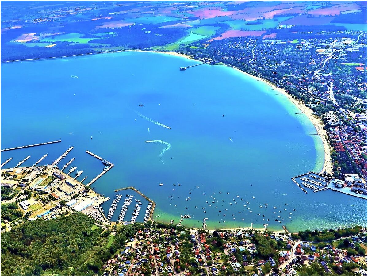 Eckernförder Bucht an der Ostsee