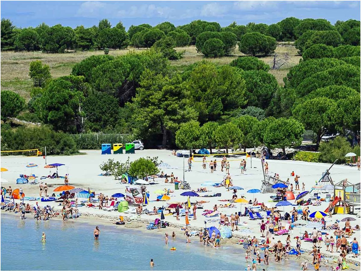 Beach von Zadar Zaton