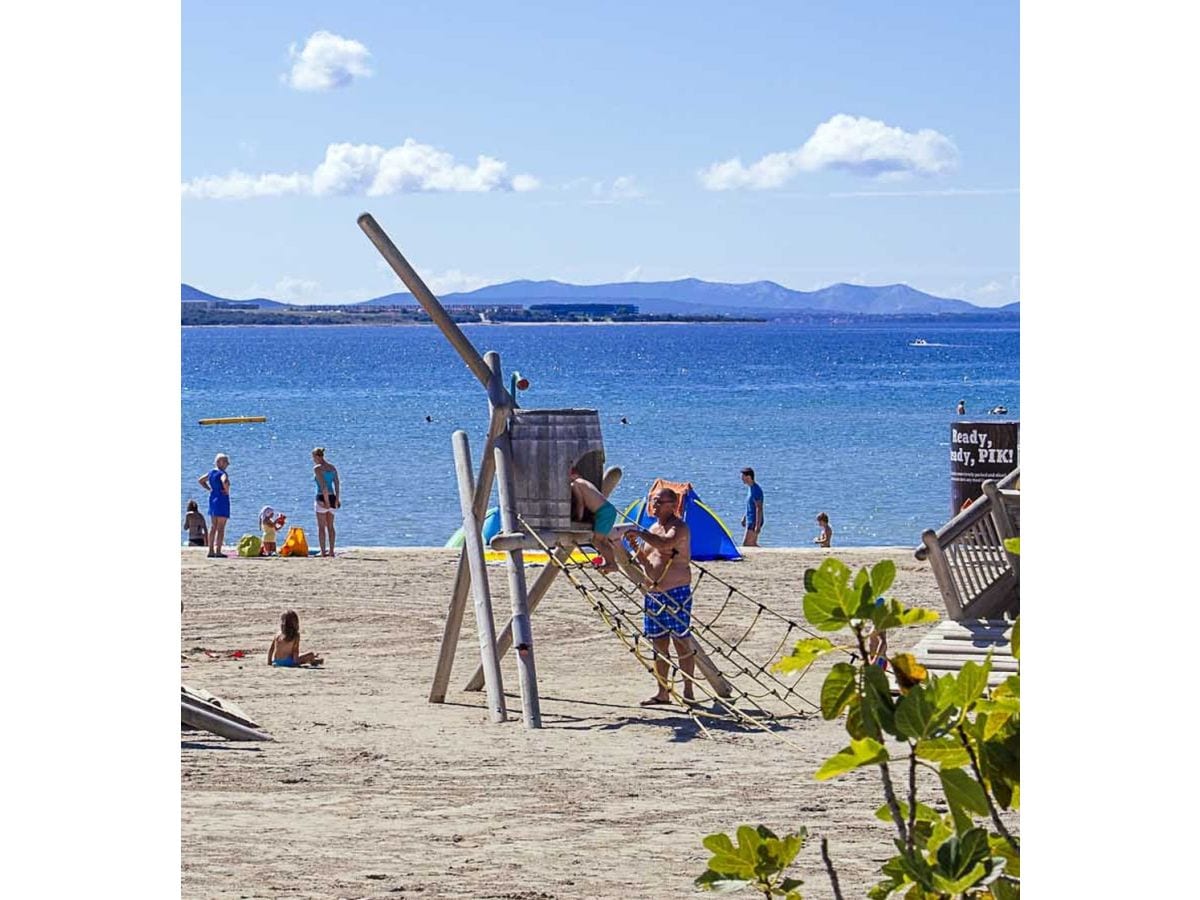 Der schöne Strand von Zadar-Zaton