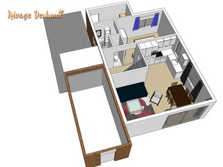 Vakantieappartement Breskens Grondplan 22