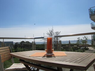 Der Balkon mit Meerblick