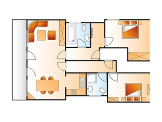Appartamento per vacanze Bolsterlang Pianta del piano 10